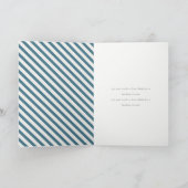 Niedliche Niedliche Kinder Wasserboot jeden Geburt Dankeskarte (Innenseite)