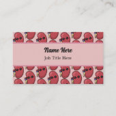 Niedliche Niere - Biologie des Menschen Visitenkarte (Vorderseite)