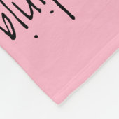 Niedliche Ninja Girls Pink Fleecedecke (Ecke)