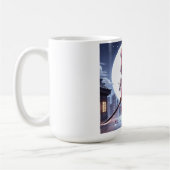 Niedliche Ninja-Kriegerin Kaffeetasse (Links)