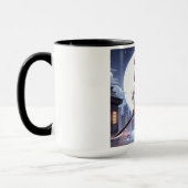Niedliche Ninja-Kriegerin Tasse (Links)