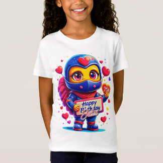Niedliche Ninja Romance! Geburtstagsgeschenk T-Shirt