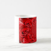 Niedliche Nizza und liebliche Rote Rosen Kaleidosk Kaffeetasse (Mittel)
