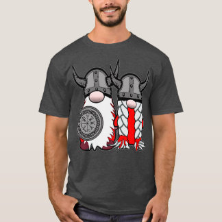 Niedliche nordische Gnome Viking Tomte Couple Skan T-Shirt