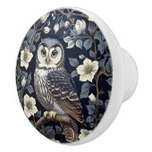 Niedliche Nordsäulenschale und Mondblumen auf der  Keramikknauf (Rechts)