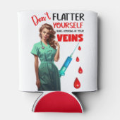 Niedliche Nostalgische Krankenschwester_ Fühlt euc Dosenkühler (Rückseite)