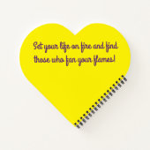 NIEDLICHE NOTE PAD, HERZGESTELLT, COOL FUN FARBE NOTIZBLOCK (Rückseite)