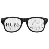 Niedliche Novelty Wedding Keepake Hubs Partybrille (Vorderseite)