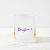 Niedliche Nudeln Schlange Cartoon Illustration Spa Mattglastasse (Mittel)