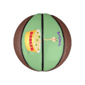 Niedliche Nudeln Schlange Cartoon Illustration Spa Mini Basketball (Vertikal)