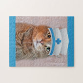 Niedliche Nurkatze Puzzle (Horizontal)