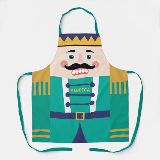 Niedliche Nutcracker Solid Costume Green Version Schürze (Vorderseite)