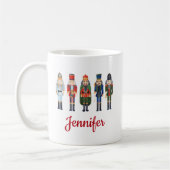 Niedliche Nutcracker Weihnachten Kaffeetasse (Links)
