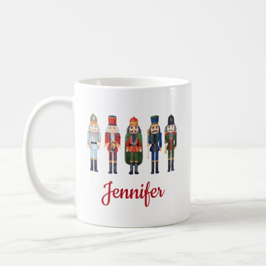Niedliche Nutcracker Weihnachten Kaffeetasse (Links)