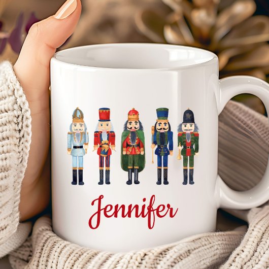Niedliche Nutcracker Weihnachten Kaffeetasse