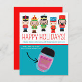 Niedliche Nutcrackers, Urlaub, Personalisiertes Ge Einladung (Vorne/Hinten)