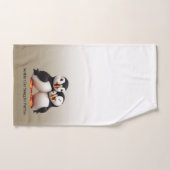 Niedliche Nuthin' like Snugglin' Puffins Badhandtuch Set (Handtuch)