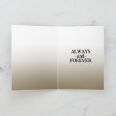 Niedliche Nuthin' like Snugglin' Puffins Dankeskarte (Innenseite)