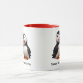 Niedliche Nuthin' like Snugglin' Puffins Tasse (Zentrum)