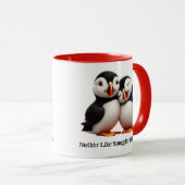 Niedliche Nuthin' like Snugglin' Puffins Tasse (VorderseiteRechts)