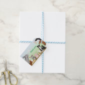 Niedliche Nutztiere Dank Geschenkmarke Geschenkanhänger (Mit Garn)