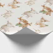 Niedliche Nutztiere Geschenkpapier (Ecke)