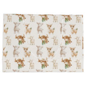 Niedliche Nutztiere Große Geschenktüte (Rückseite)