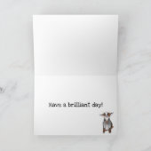 Niedliche Nutztiere personalisiert Geburtstagskart Karte (Innenseite)