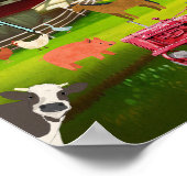 Niedliche Nutztiere Poster (Ecke)