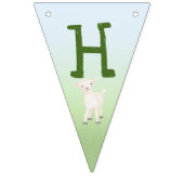 Niedliche Nutztiere zum Geburtstag Wimpelkette (Zweite Fahne)