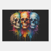 Niedliche Oberwasserfarbe mit lackierter Farbe Geschenkpapier Set (Vorderseite)