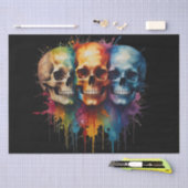 Niedliche Oberwasserfarbe mit lackierter Farbe Seidenpapier (Handwerk)