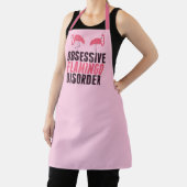 Niedliche obsessive Flamingo-Störung Schürze (InSitu)