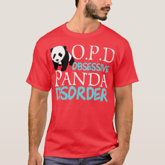 Niedliche, obsessive Panda-Störung T-Shirt