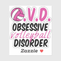 Niedliche obsessive Volleyballstörung