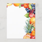 Niedliche Obstliebhaber Papierpapier (Rückseite)