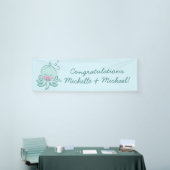 Niedliche Octopus Baby Dusche Kawaii Pink Girl Banner (Messeveranstaltung)