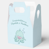 Niedliche Octopus Baby Dusche Kawaii Pink Girl Geschenkschachtel (Geöffnet)