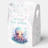 Niedliche Octopus Babydusche Geschenkschachtel (Geöffnet)