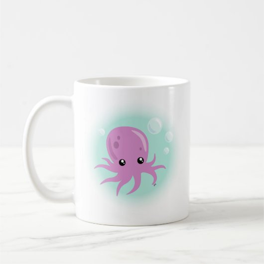 Niedliche Octopus-Kaffee-Tasse Kaffeetasse (Links)