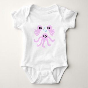 Niedliche Octopus-Kinderkleidung Baby Strampler