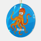 Niedliche Octopus Ocean Beach Ornament (Links)