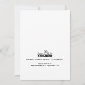 Niedliche Octopus Pastel Blau und Grün zum Geburts Einladung (Rückseite)