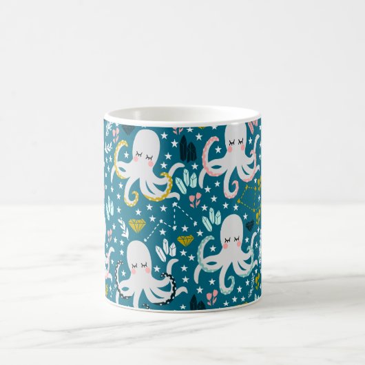 Niedliche Octopus-Tasse Kaffeetasse (Mittel)