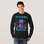 Niedliche Octopusozeane mit Möglichkeiten Sommerfr T-Shirt (Vorne ganz)