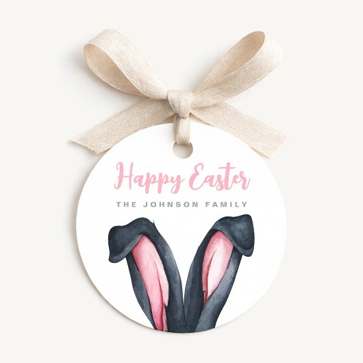 Niedliche Ohren glücklich Ostern Geschenkanhänger