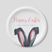 Niedliche Ohren glücklich Ostern Pappteller