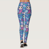 Niedliche Öle und Blume Leggings (Rückseite)