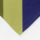 Niedliche Olive Sage Navy Streifen Große Fleece Bl (Ecke)