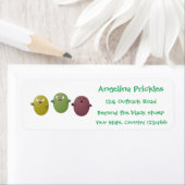 Niedliche Oliven singen Cartoon (Insitu)